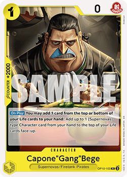 Capone""Gang""Bege (OP10-103)