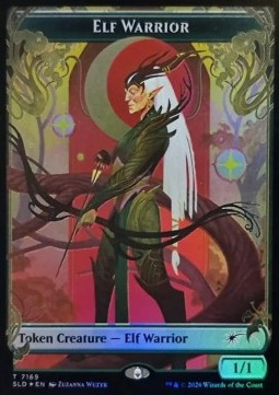 Elf Warrior Token (Green 1/1)