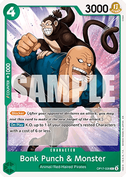 Bonk Punch & Monster (OP17-028)