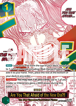 Are You That Afraid of the New Era?!! (OP17-037)