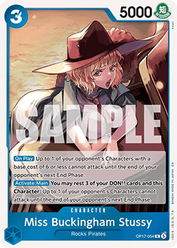 Miss Buckingham Stussy (OP17-054)