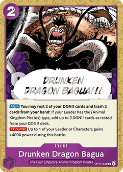 Drunken Dragon Bagua (OP17-078)