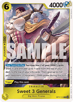 Sweet 3 Generals (OP17-114)