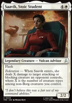 Saavik, Stoic Student