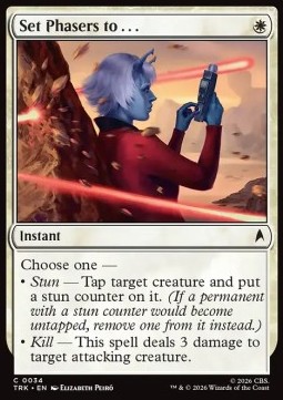 Set Phasers to . . .