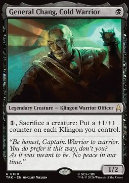 General Chang, Cold Warrior