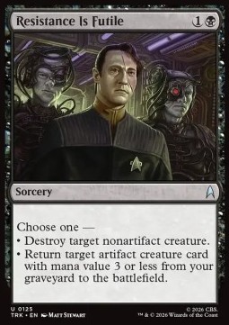 Resistance Is Futile