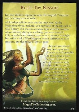 Rules Tip: Kinship