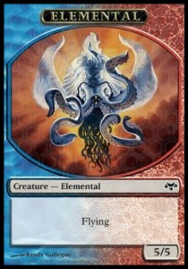 Elemental Token (Blue and Red 5/5)