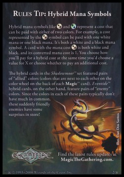 Rules Tip: Hybrid Mana Symbols