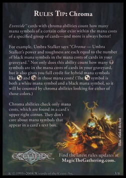 Rules Tip: Chroma