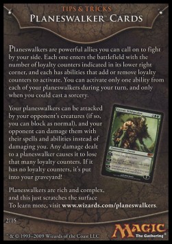 Rules Tip: Planeswalker Cards
