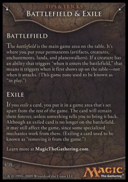 Rules Tip: Battlefield & Exile