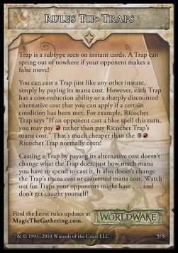 Rules Tip: Traps