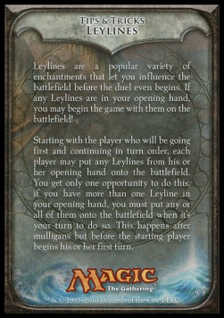 Rules Tip: Leylines