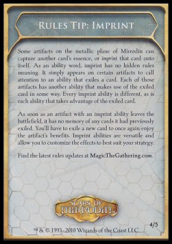 Rules Tip: Imprint