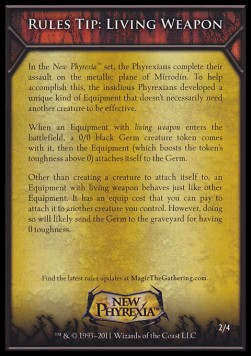 Rules Tip: Living Weapon