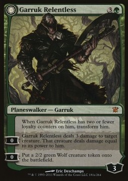 Garruk Relentless / Garruk, the Veil-Cursed