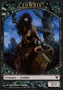 Zombie Token (Black 2/2)