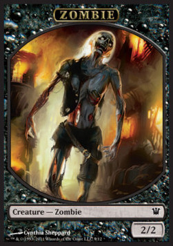 Zombie Token (Black 2/2)