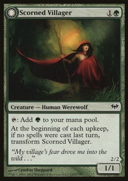 Scorned Villager / Moonscarred Werewolf