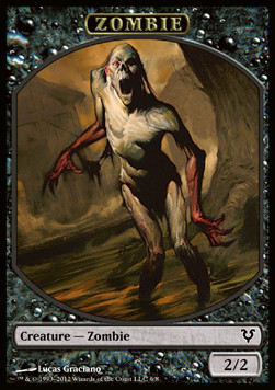 Zombie Token (Black 2/2)