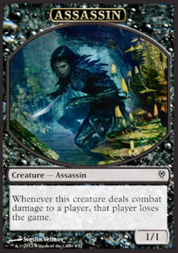 Assassin Token (Black 1/1)