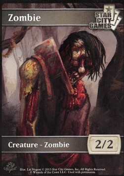 Zombie Token (Black 2/2)