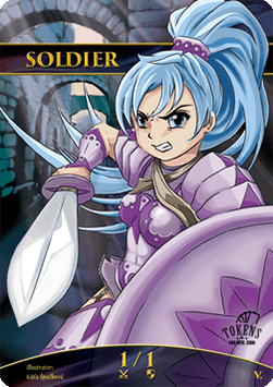 Soldier Token (White 1/1)
