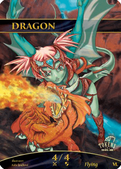 Dragon Token (Red 4/4)