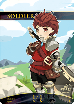 Soldier Token (White 1/1)