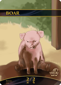 Boar Token (Green 2/2)