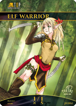 Elf Warrior Token (Green 1/1)