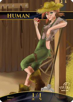 Human Token (White 1/1)