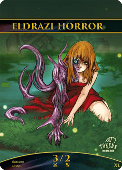Eldrazi Horror Token (Colorless 3/2)