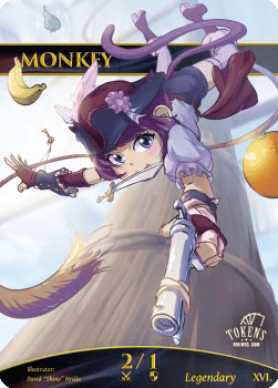 Monkey Token (Red 2/1)