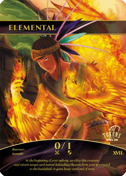 Elemental Token (Red 0/1)