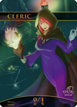 Cleric Token (Black 0/1)