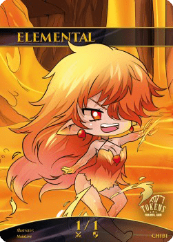 Elemental Token (Red 1/1)