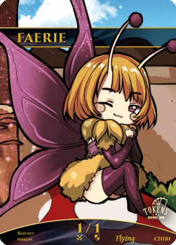 Faerie Token (Black 1/1)