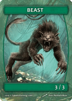 Beast Token (Green 3/3)