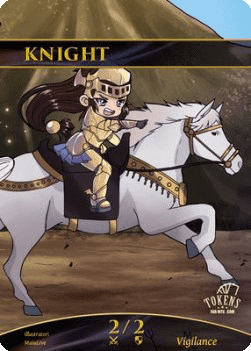Knight Token (White 2/2 Vigilance)