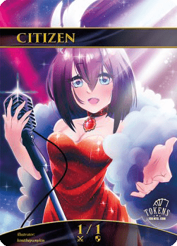 Citizen Token (Green and White 1/1)