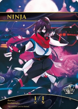Ninja Token (Blue 1/1)