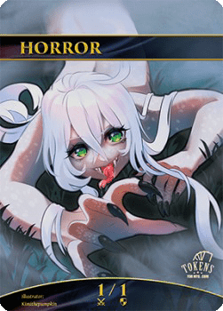 Horror Token (Blue and Black 1/1)