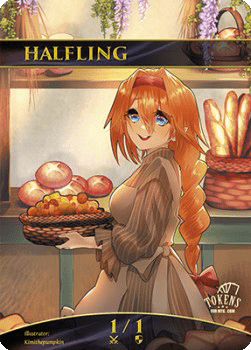 Halfling Token (White 1/1)
