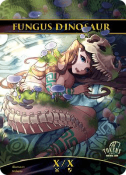 Fungus Dinosaur Token (Green */*)