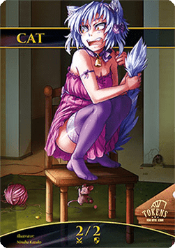 Cat Token (Green 2/2)