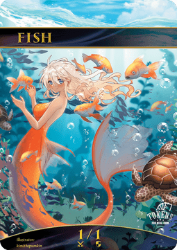 Fish Token (Blue 1/1)