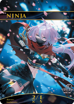 Ninja Token (Blue 2/1)